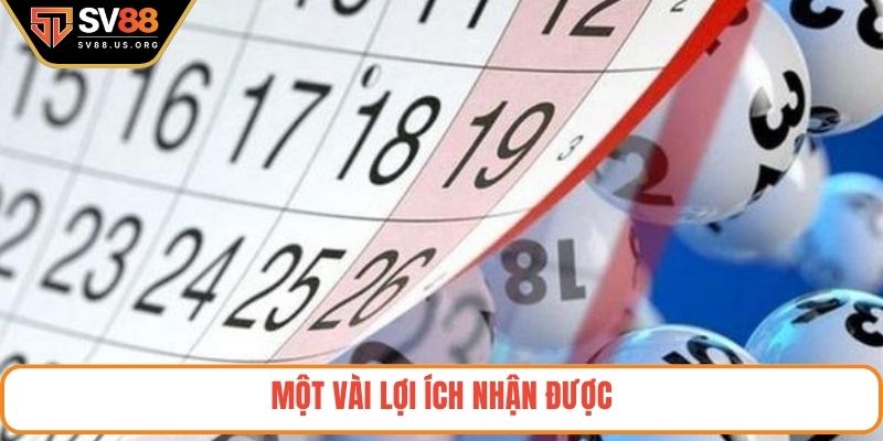 Một vài lợi ích nhận được